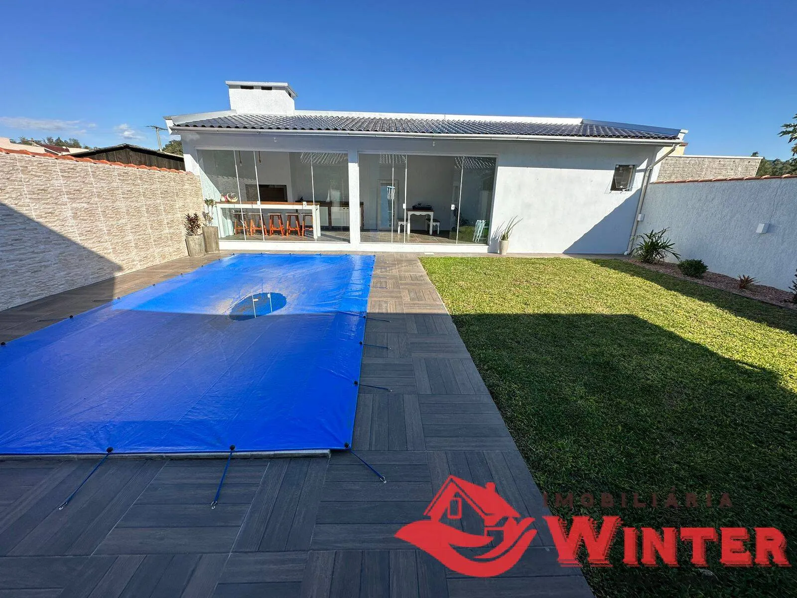 Imagem Linda casa térrea com 116,00m² + Quiosque de 50,00m² em Bom Princípio.
