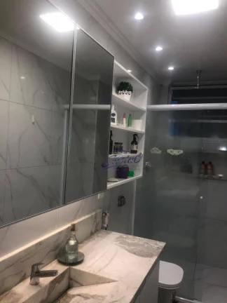 Imagem Apartamento com 3 dormitórios à venda, 137 m² por R$ 851.000,00 - Gonzaga - Santos/SP