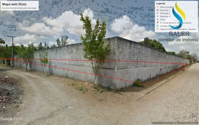 Imagem Terreno à Venda no Eusébio - Bairro Urucunema