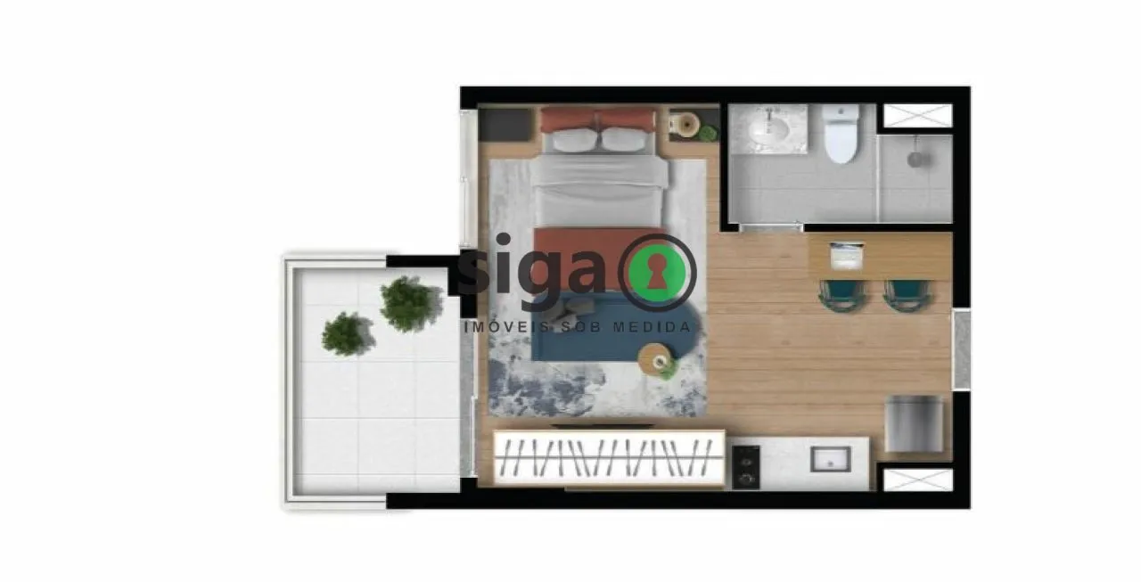 Imagem Apartamento Studio para na Vila Clementino, São Paulo - SP