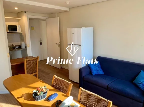 Imagem Flat disponível para locação no Mercure São Paulo Moema Times Square Hotel, com 58m², 2 dormitórios e 1 vaga