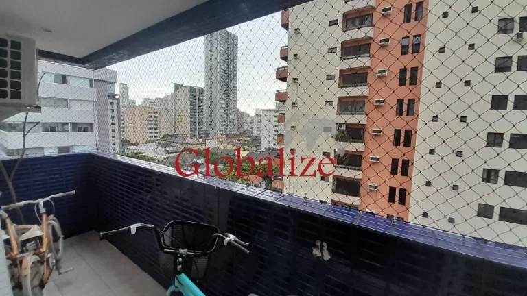 Imagem Aparatmento à venda com 106m², 2 suítes, 2 vagas, laser completo por R$1.095.000,00 no Gonzaga em Santos