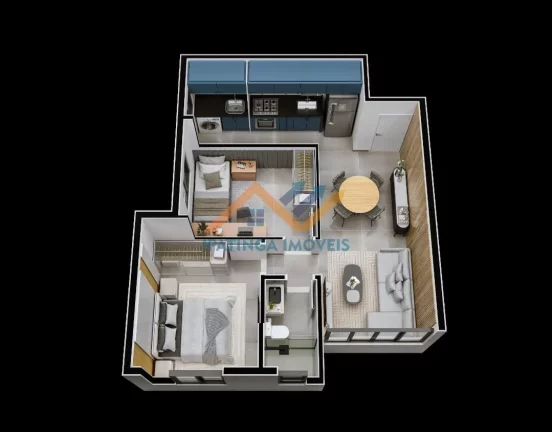 Imagem Apartamento Kitchenette/Studio