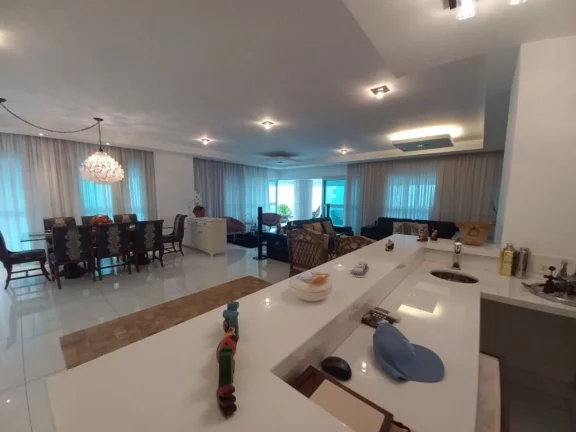 Imagem Apartamento Alto Padrão - à Venda - 4 suítes - Vista Mar - Gonzaga/Santos