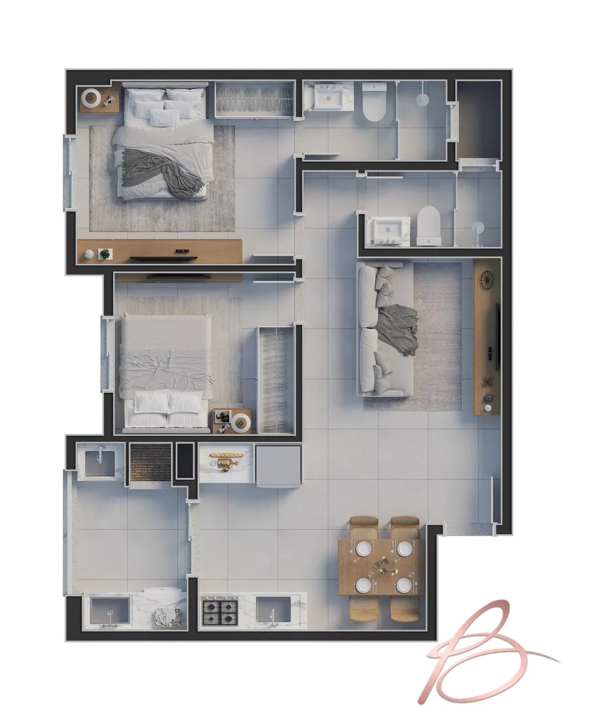 Imagem Apartamento Alto Padrão em Praia Brava de Itajaí, Itajaí/SC