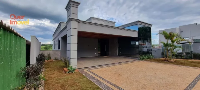 Imagem Oportunidade única: Casa de alto padrão em condomínio à venda em Ribeirão Preto-SP no Residencial E Empresarial Alphaville! 4 quartos, 4 suítes, 2 salas, 7 banheiros, 6 vagas de garagem, 421m². Quer Imóvel Negócios Imobiliários!