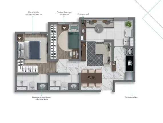 Imagem VIVAZ PRIME VILA PRUDENTE - Studios e aptos de 2 e 3 dorms, 5 minutos à pé da Estação Vila Prudente!