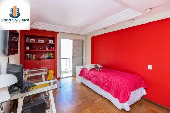 Imagem Apartamento à Venda No Brooklin Com 4 Dormitórios Sendo 2 Suítes e 2 Vagas - 1 Por Andar