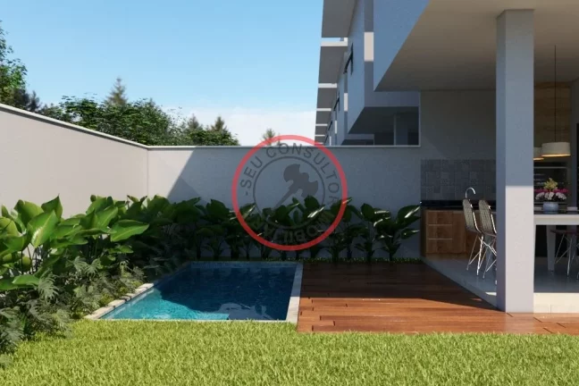 Imagem CAMBURY, 200 MTS DA PRAIA,CASAS EM CONDOMINIO COM 3 SUITES COM AREA UTIL DE 160MT