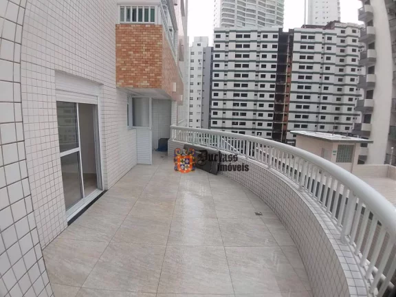 Imagem Apartamento Beira Mar com 3 dormitórios à venda, 140 m² por R$ 1.500.000 - Guilhermina - Praia Grande/SP