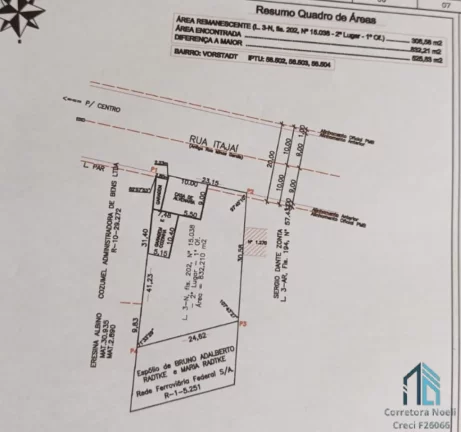 Imagem Terreno ótima localização próximo a todo tipo de comércio no Bairro Vorstadt em Blumenau SC