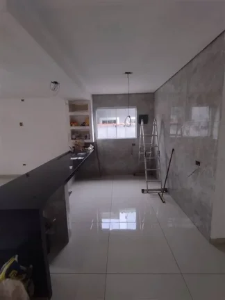 Imagem Casa Isolada na Praia Grande,com piscina 2 quartos sendo 1 suite 3 garagem