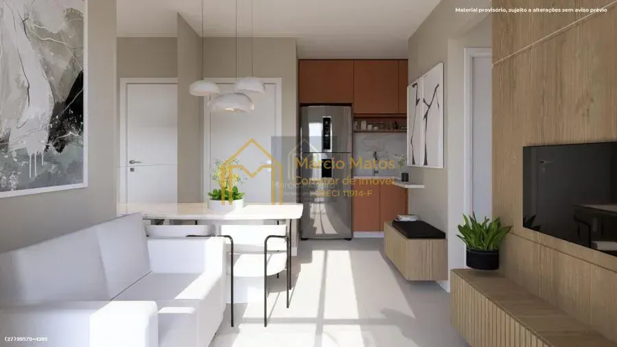 Imagem APARTAMENTO 2 DORMITÓRIOS PARA VENDA EM VILA VELHA, COCAL, 2 DORMITÓRIOS, 1 BANHEIRO, 1 VAGA