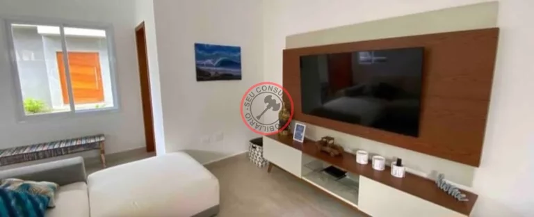 Imagem CAMBURY, LOCAÇÃO TEMPORÁRIA.CASA COM 3 SUÍTES DENTRO DE CONDOMÍNIO, PRÓXIMO A PRAIA COM PISCINA PRIVATIVA E AREA GOURMET