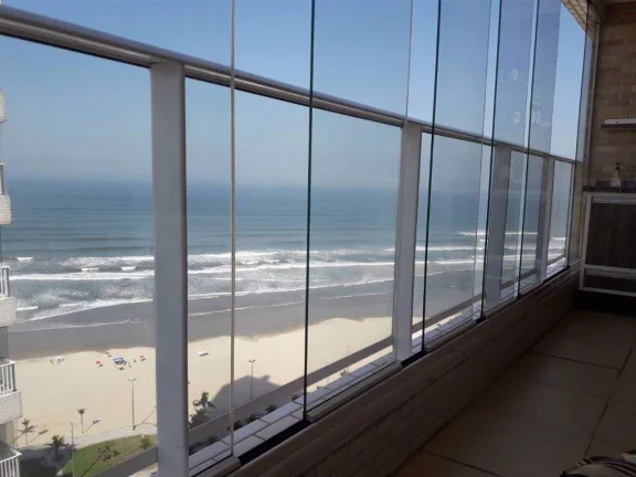 Imagem Apartamento com 3 dorms, Mirim, Praia Grande - R$ 780 mil, Cod: 433