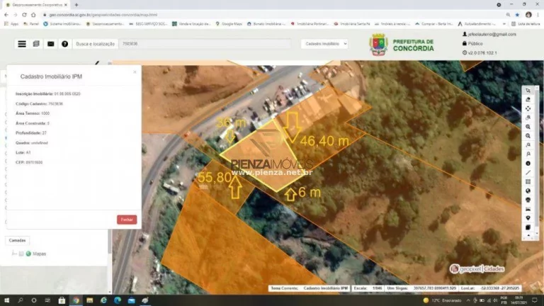 Imagem Terreno para Venda em Concórdia, Contorno