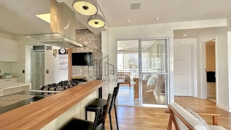 Imagem Apartamento Vila Romana - 139M², 3 Dorms, 2 Suítes, 3 Vagas Determinadas, Varanda Gourmet, Móveis, Armários Embutidos, Split, Academia.