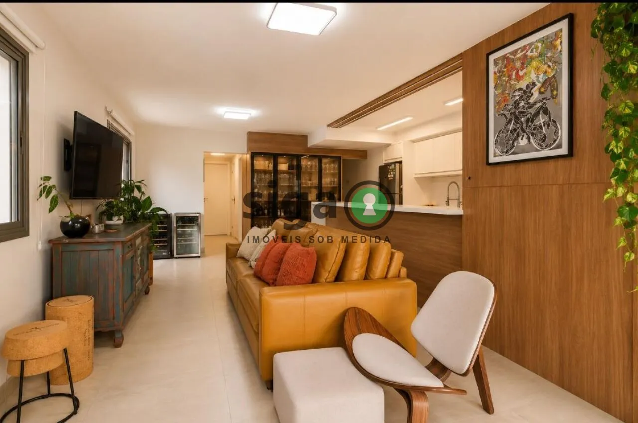 Imagem Apartamento em Perdizes à Venda, com 206m² com 4 suítes, 3 vagas, Semi Mobiliado.