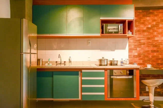 Imagem Apartamento novo. Lindo studio de 52M² - Brooklin. Mobiliado com moderna decoração. Possui vaga de garagem.