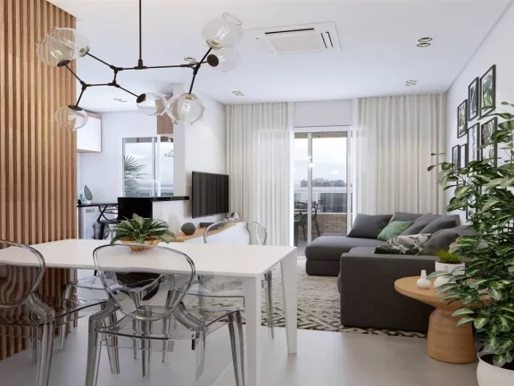 Imagem Apartamento com 1 dorm, Boqueirão, Praia Grande - R$ 400 mil, Cod: 2375