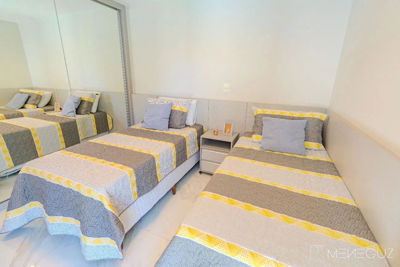 Imagem Exclusividade e sofisticação no Villa Oceânica: seu apartamento de 3 quartos, finamente mobiliado, com lazer completo na cobertura e a poucos passos d