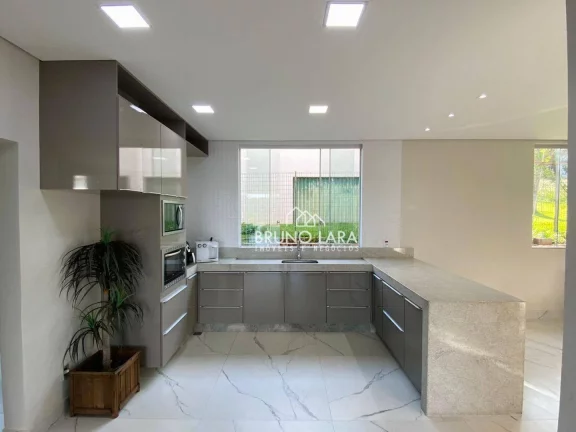 Imagem Casa com 3 dormitórios à venda, 255 m² por R$ 1.350.000,00 - Condomínio Serra Verde - Igarapé/MG