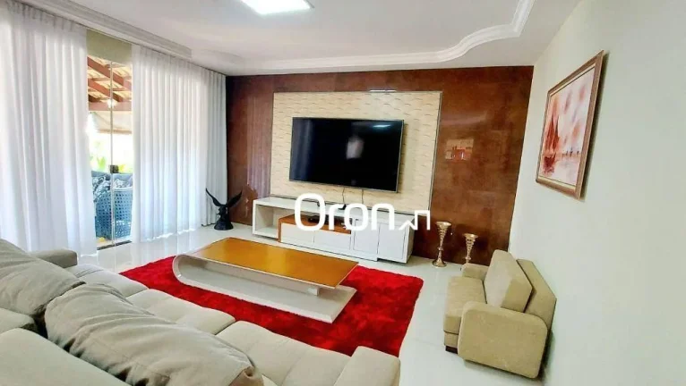 Imagem Sobrado mobiliado com 4 dormitórios à venda, 500 m² por R$ 4.200.000 - Residencial Aldeia do Vale - Goiânia/GO
