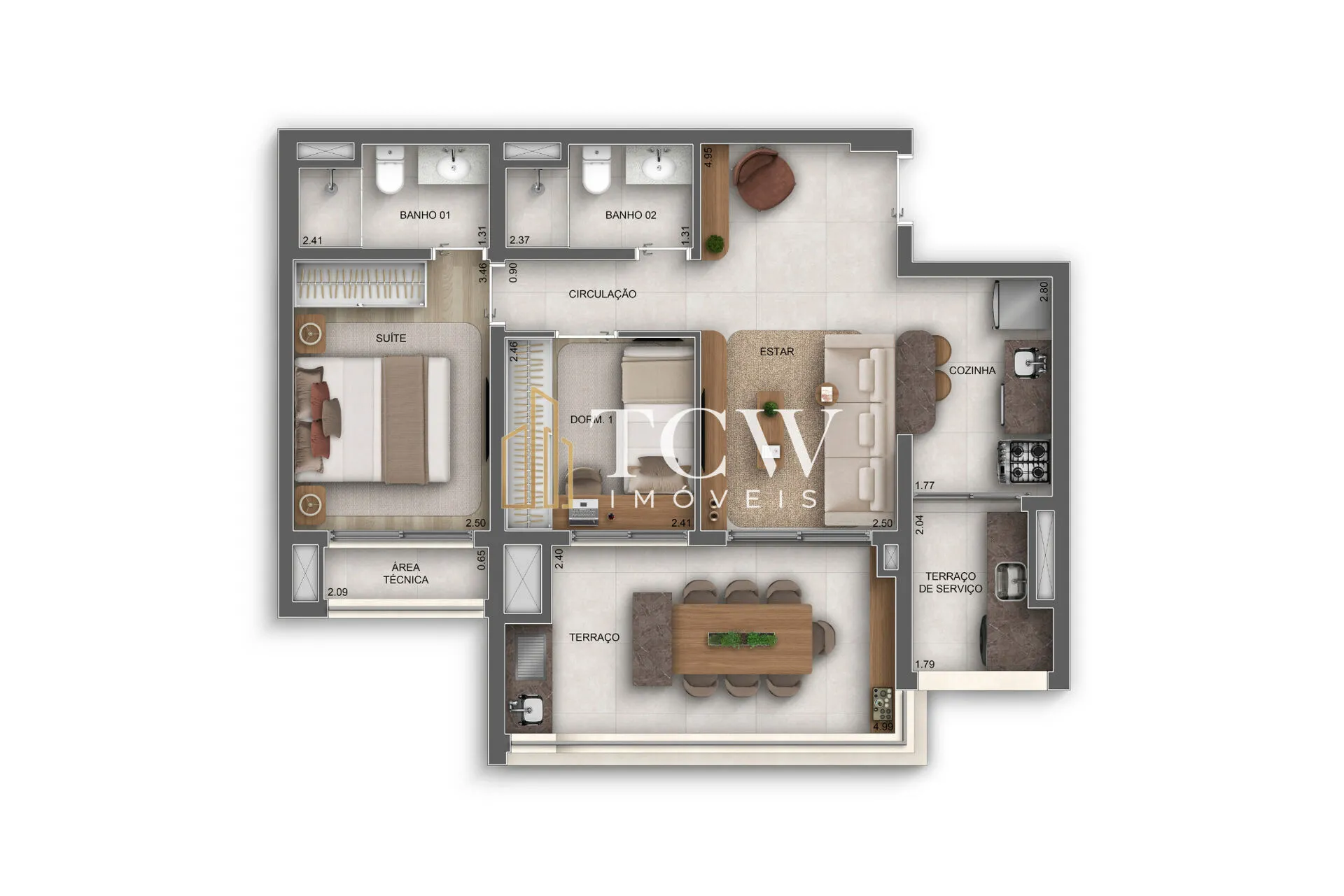 Imagem Apartamentos Alto Padrão à Venda na Mooca | 61 a 266 m² | São Paulo/SP