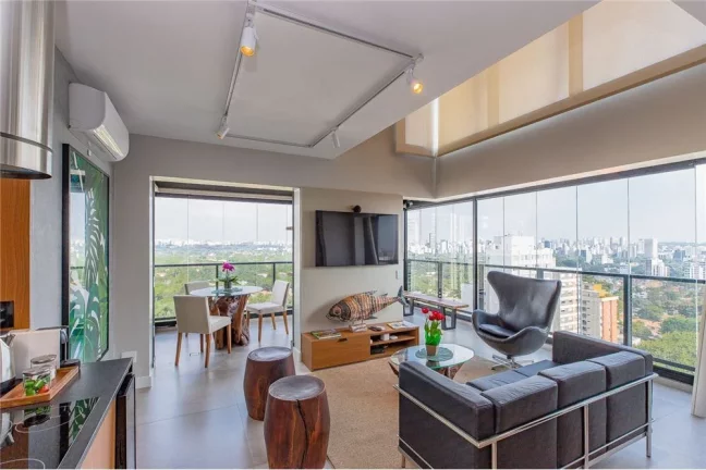 Foto do imóvel Apartamento Mobiliado à Venda Em Pinheiros - Duplex Com 1 Suíte e 1 Vaga em Rua Cristiano Viana