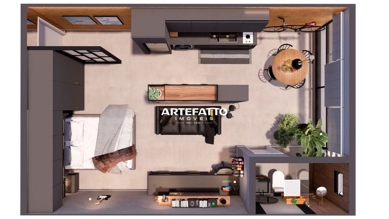 Imagem Apartamento Studio no bairro Residencial Amazonas