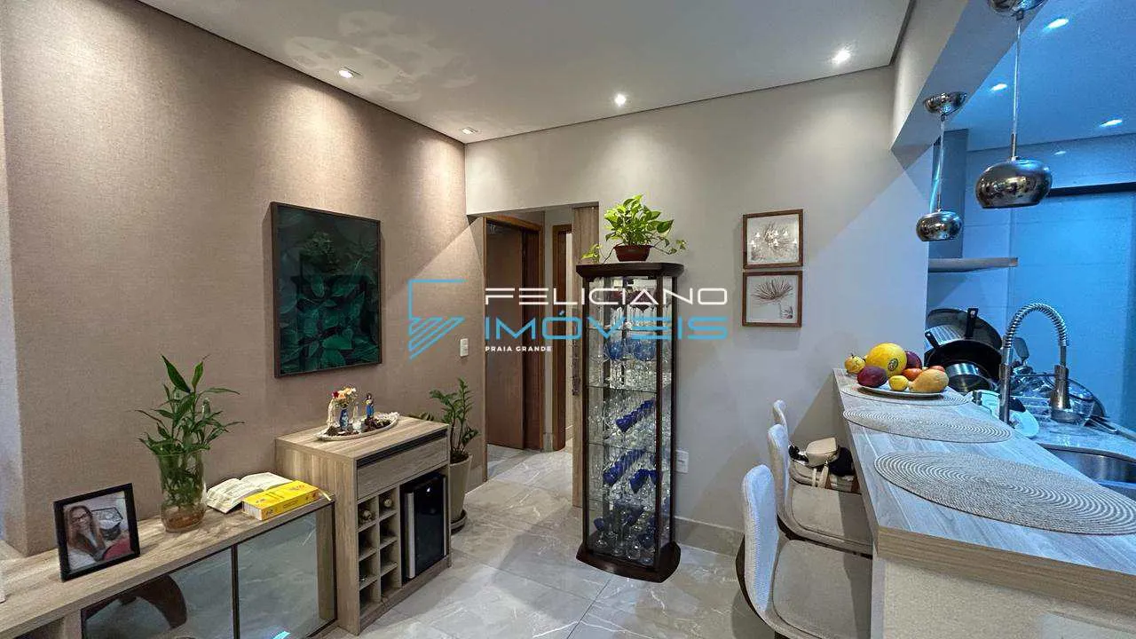 Imagem Apartamento com 2 quartos, Guilhermina, Praia Grande - R$ 699 mil, Cod: 7366
