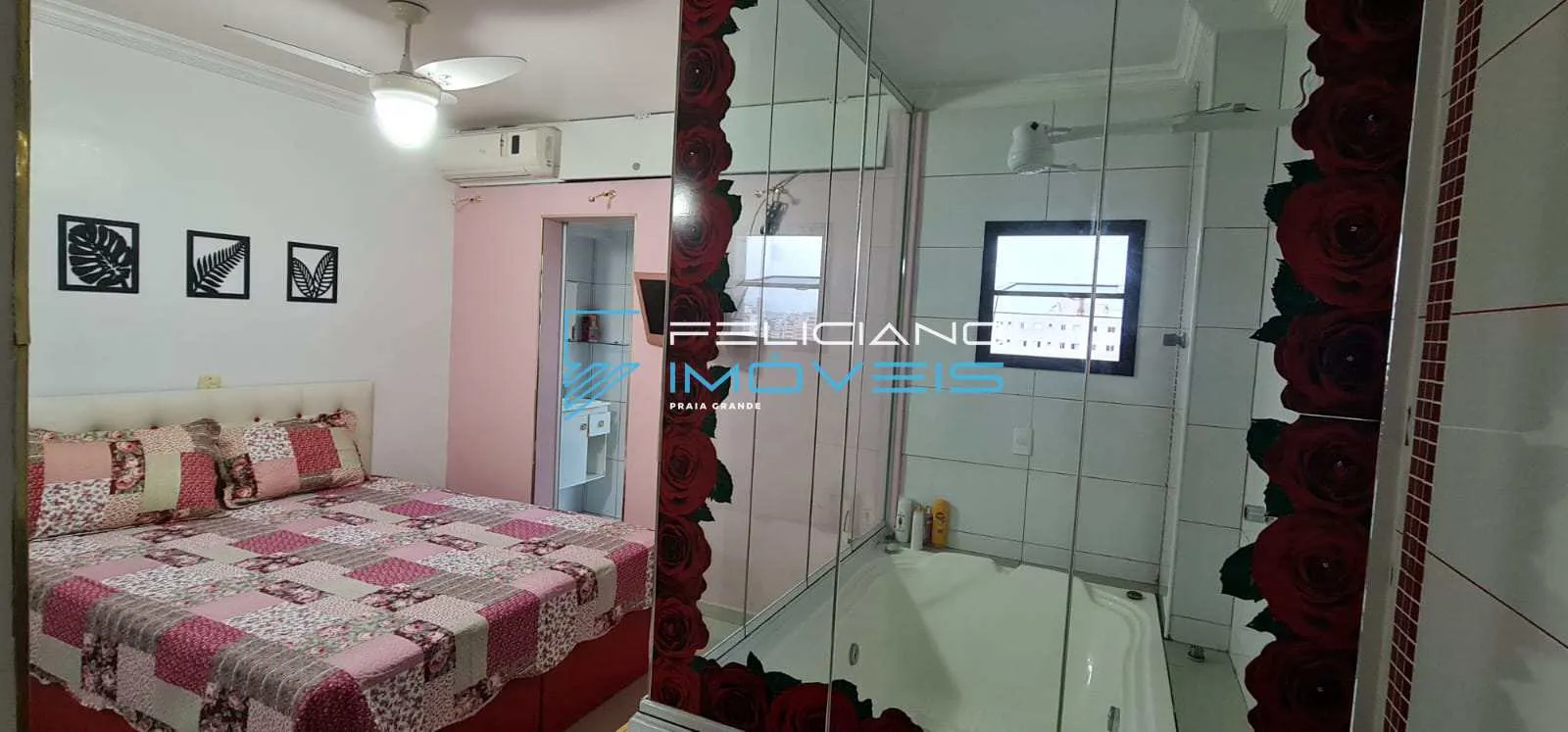 Imagem Apartamento com 3 dorms, Ocian, Praia Grande - R$ 700 mil, Cod: 1574