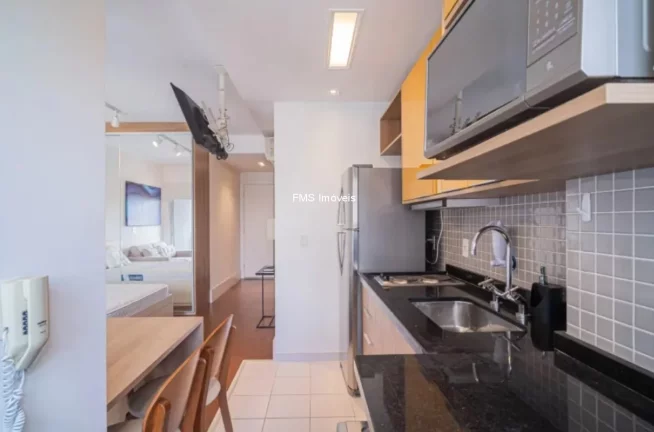 Imagem Studio para locação no Brooklin com 1 suíte, 1 banheiro, 1 vaga, 36m².