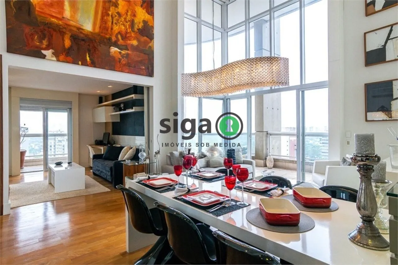 Imagem Apartamento Duplex Alto Padrão na Vila Nova Conceição de 2 Suítes com 3 Vagas à Venda.