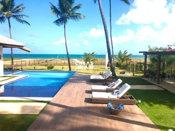 Imagem Residência de Luxo à Beira-Mar em Mamucabinhas-PE: 6 Quartos, 5 Suítes, 4 Salas e 7 Banheiros em 600m² de Pura Elegância!