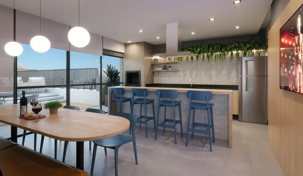Imagem Apartamento à venda no Centro de Curitiba-PR: 2 quartos, 1 banheiro, 51,40 m² de área!