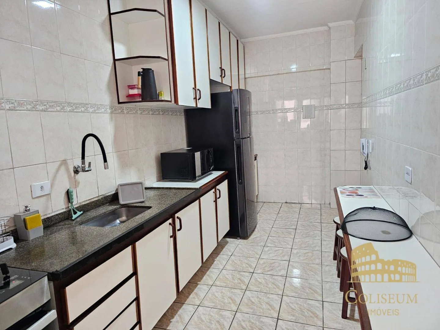 Imagem Apartamento com 2 dormitórios para alugar, 90 m² por R$ 3.350,00/mês - Vila Assunção - Praia Grande/SP