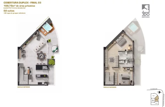 Imagem Cobertura Duplex a Venda no bairro Cristo Rei - Curitiba, PR