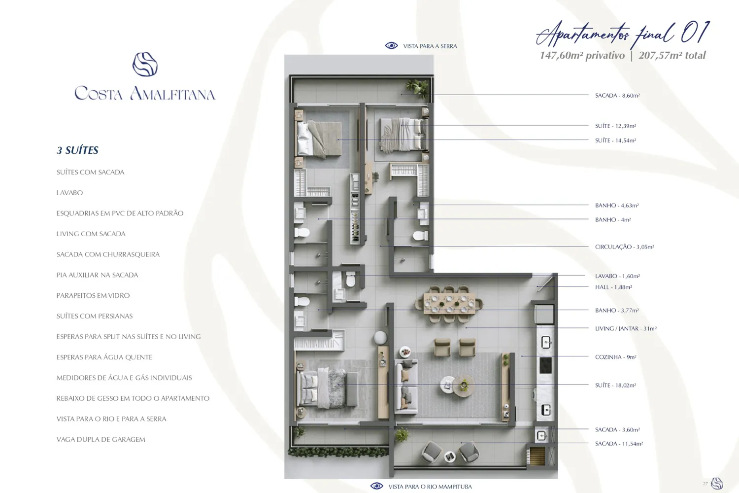 Imagem Apartamento à venda em Passo de Torres, Centro, com 2 quartos, 100,84m2