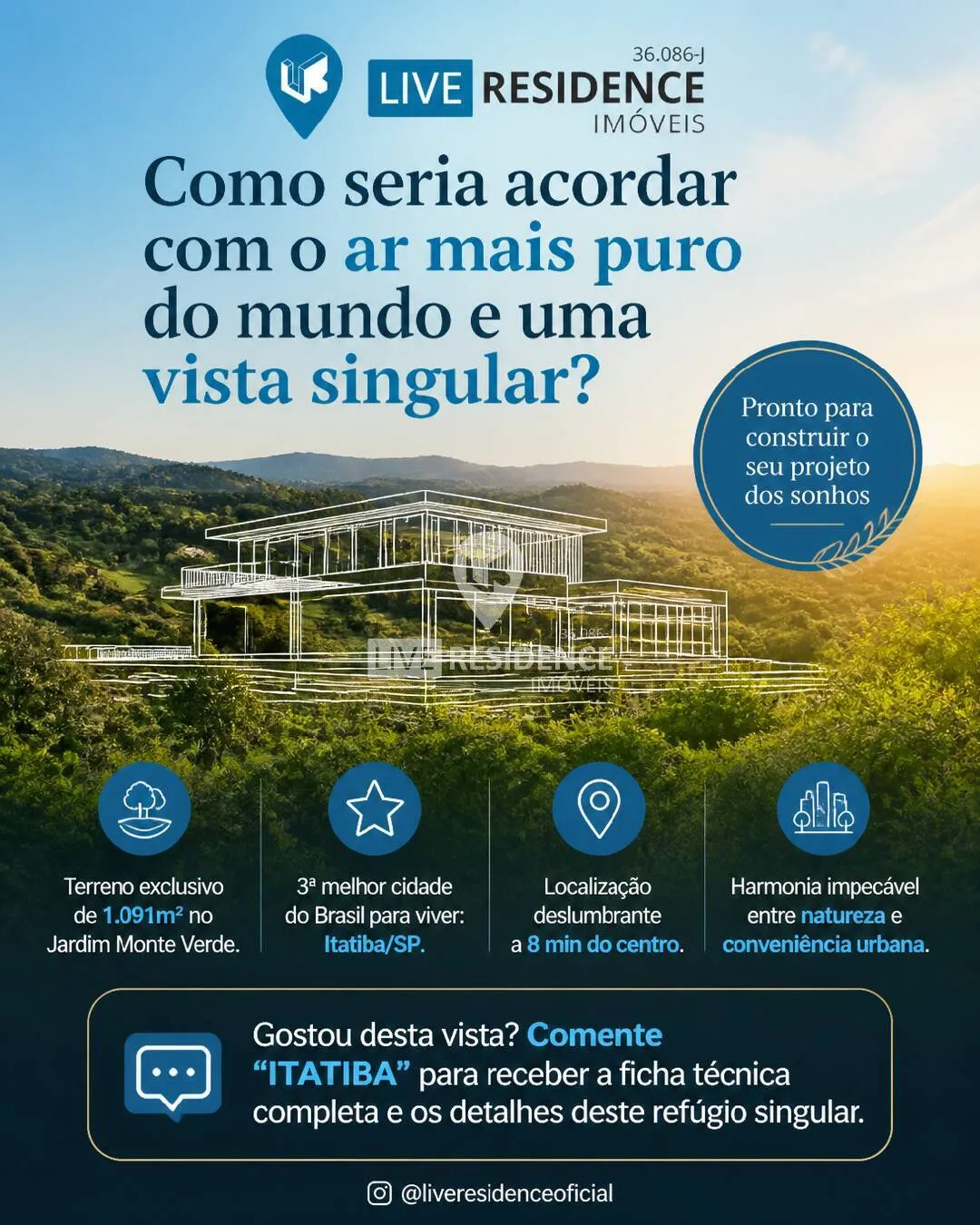 Imagem Terreno à venda no Jardim Monte Verde em Itatiba
