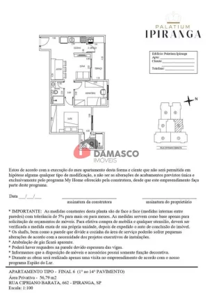 Apartamento à venda, Ipiranga, São Paulo, SP