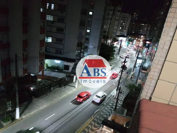 Imagem Apartamento com 2 dormitórios à venda, 87 m² por R$ 422.000 - Boqueirão - Santos/SP a uma quadra da praia