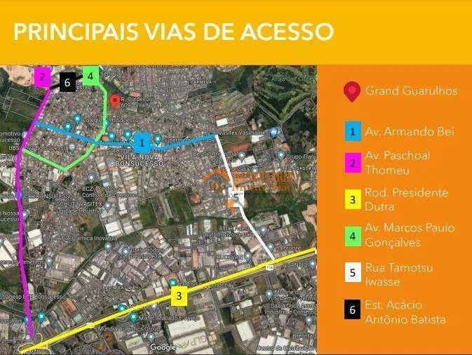 Imagem Apartamento com 2 dormitórios à venda, 37 m² por R$ 248.990,00 - Vila Nova Bonsucesso - Guarulhos/SP