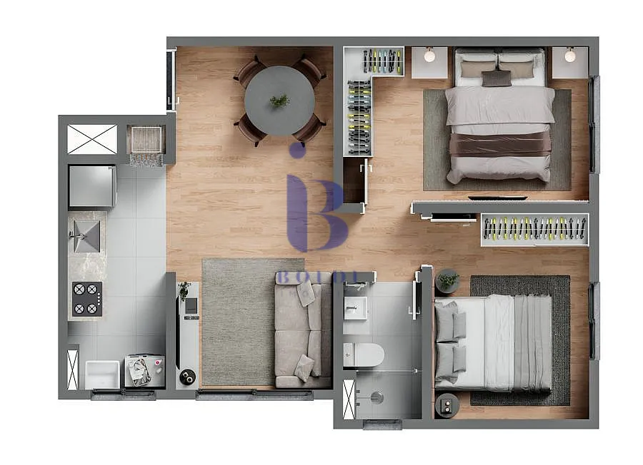 Imagem Ventura Clube Ipanema | Apartamentos de 1 e 2 dormitórios