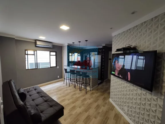 Imagem Oportunidade Única! Apartamento a 300 metros do Mar no Canto do Forte, Praia Grande, Mobiliado, R$330MIL