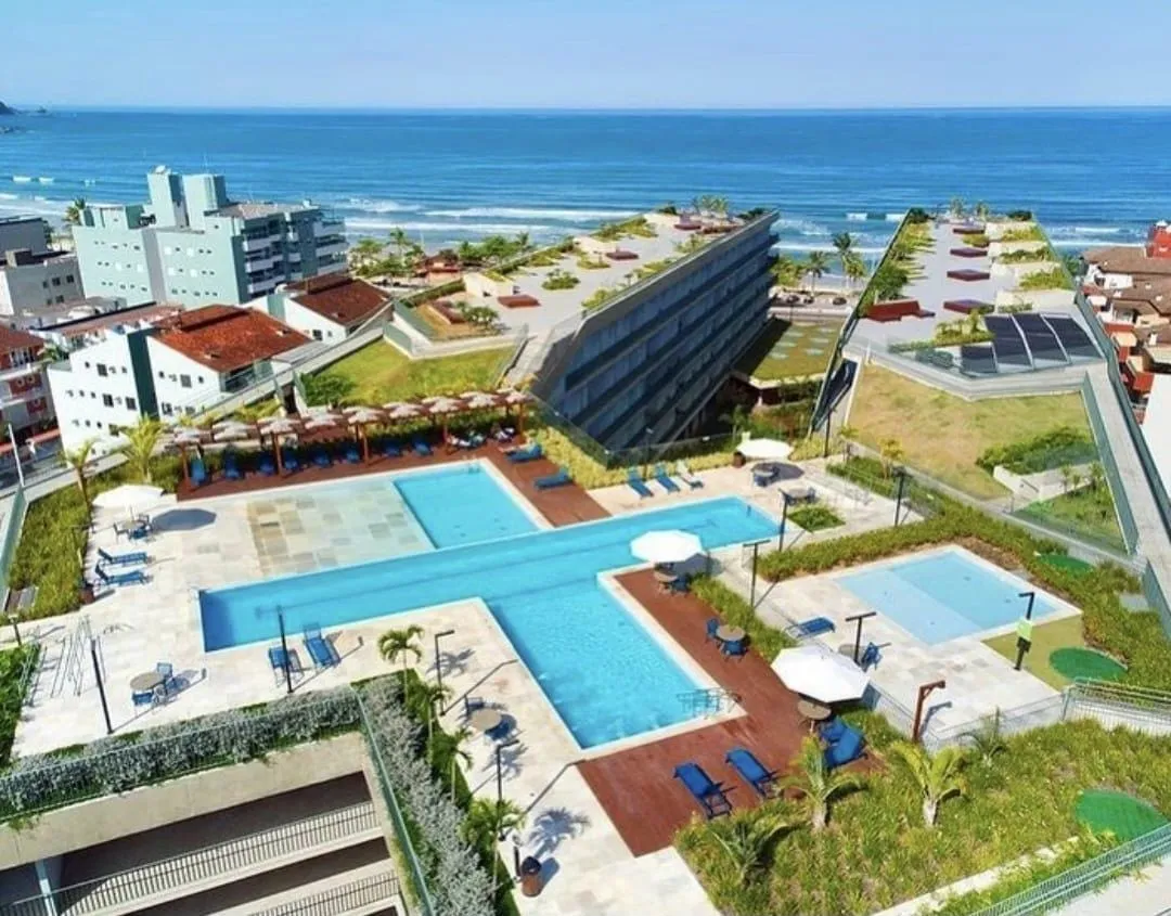 Imagem Viva o Melhor de Ubatuba: Apartamento no Reserva DNA com Sacada Gourmet de Frente para a Praia Grande!