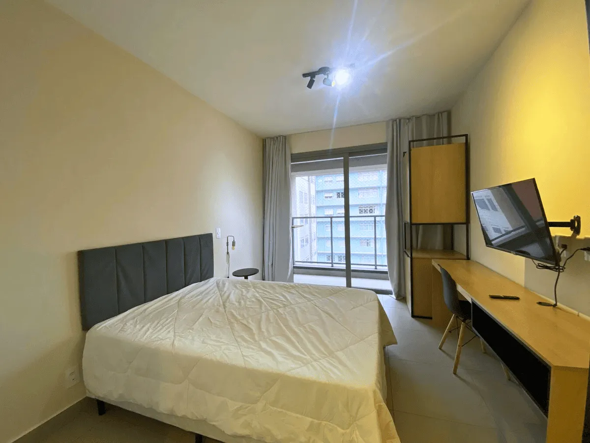 Imagem Apartamento com 1 Quarto para alugar, 24m² - Perdizes