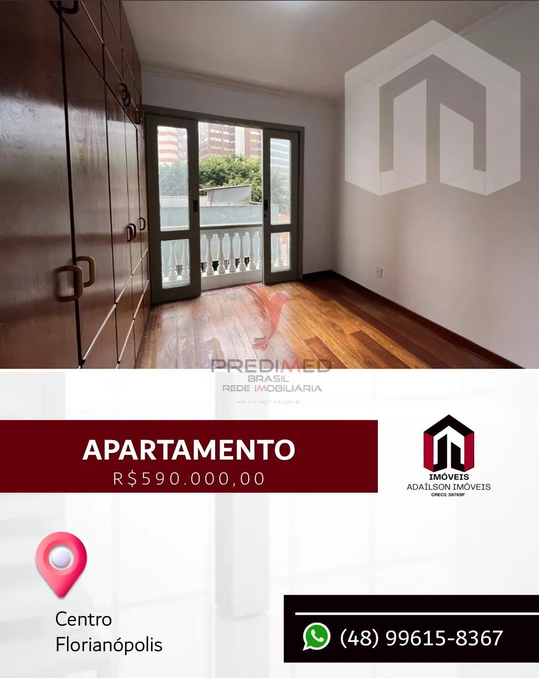 Imagem Apartamento com 2 quarto à venda no Centro, Florianópolis SC BRASIL