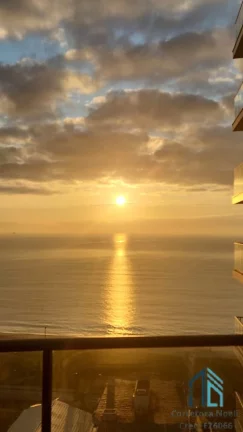 Imagem Apartamento Frente Mar, MOBILIADO e DECORADO, 03 suítes, 02 vagas, em Balneário Piçarras, SC
