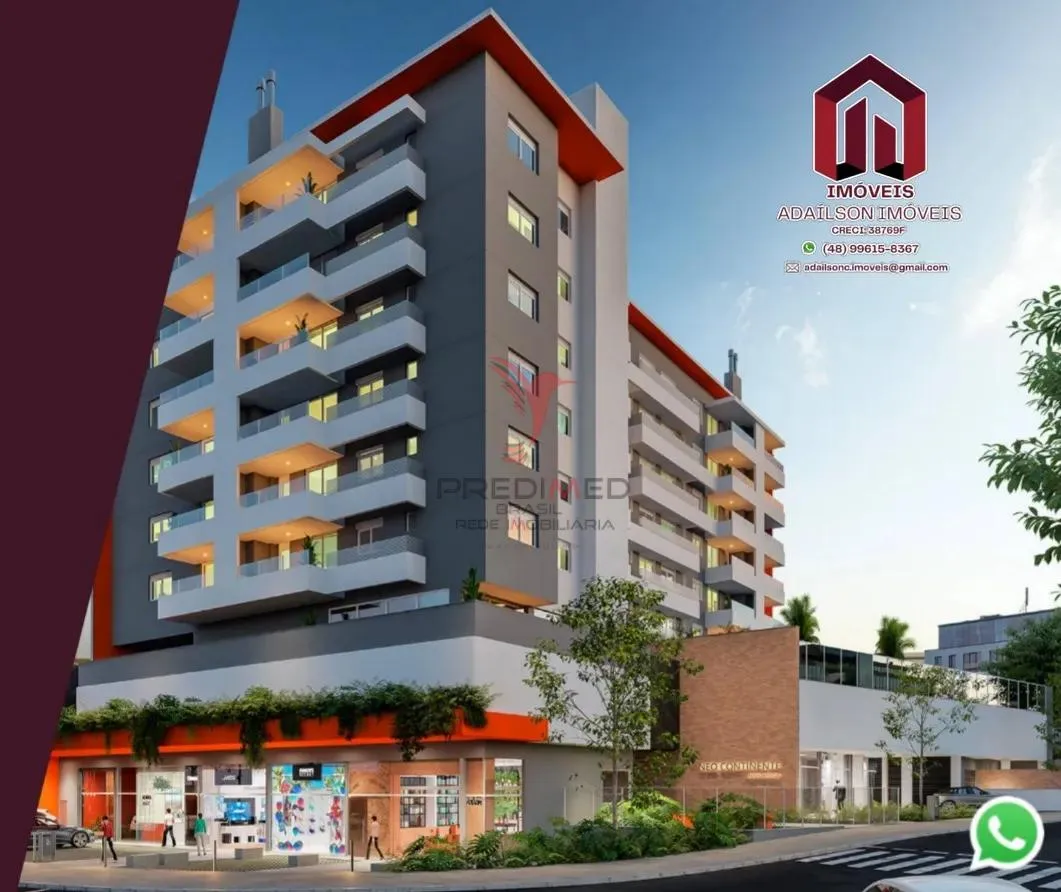 Foto do imóvel Neo Continente Residence Bairro Estreito Florianópolis SC Brasil em Rua Líbia Cruz, 301 - Estreito, Florianópolis - SC